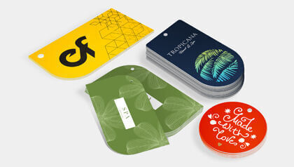 Die-Cut Hang Tags