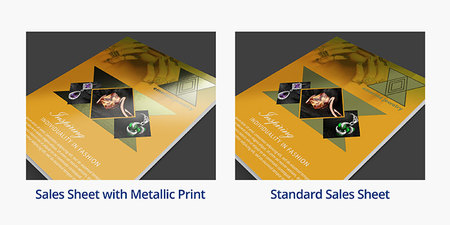 Metallic Sales/Data Sheet Comparison