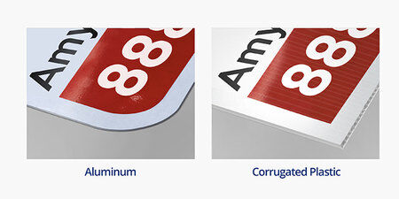 Real estate signs material comparison
