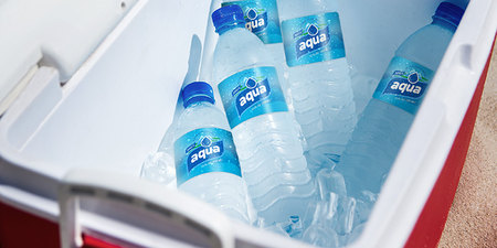 Cut to Size Water Bottle Labels Application