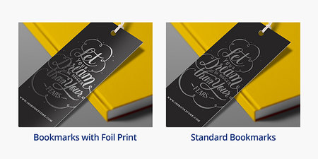Foil Bookmark Comparison