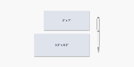 Gift Certificates Sizes