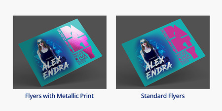 Metallic Flyers Comparison
