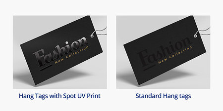 Spot UV Hang Tags Comparison