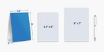 Table Tents Sizes