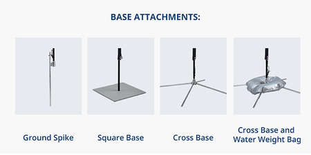 Teardrop Flags attachments