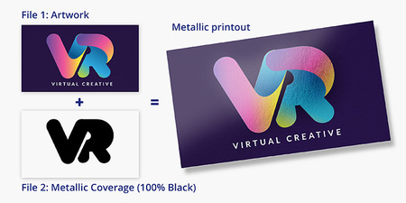 Metallic Stickers Artwork