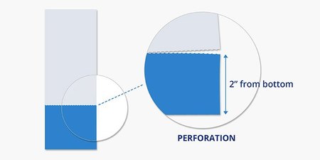 Raffle Tickets Perforation