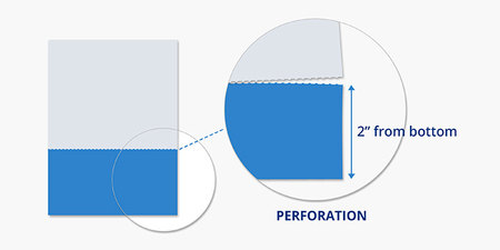 Rack Cards Perforation