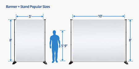 Backdrops Sizes