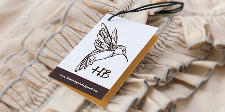 Clothing Folded Hang Tags