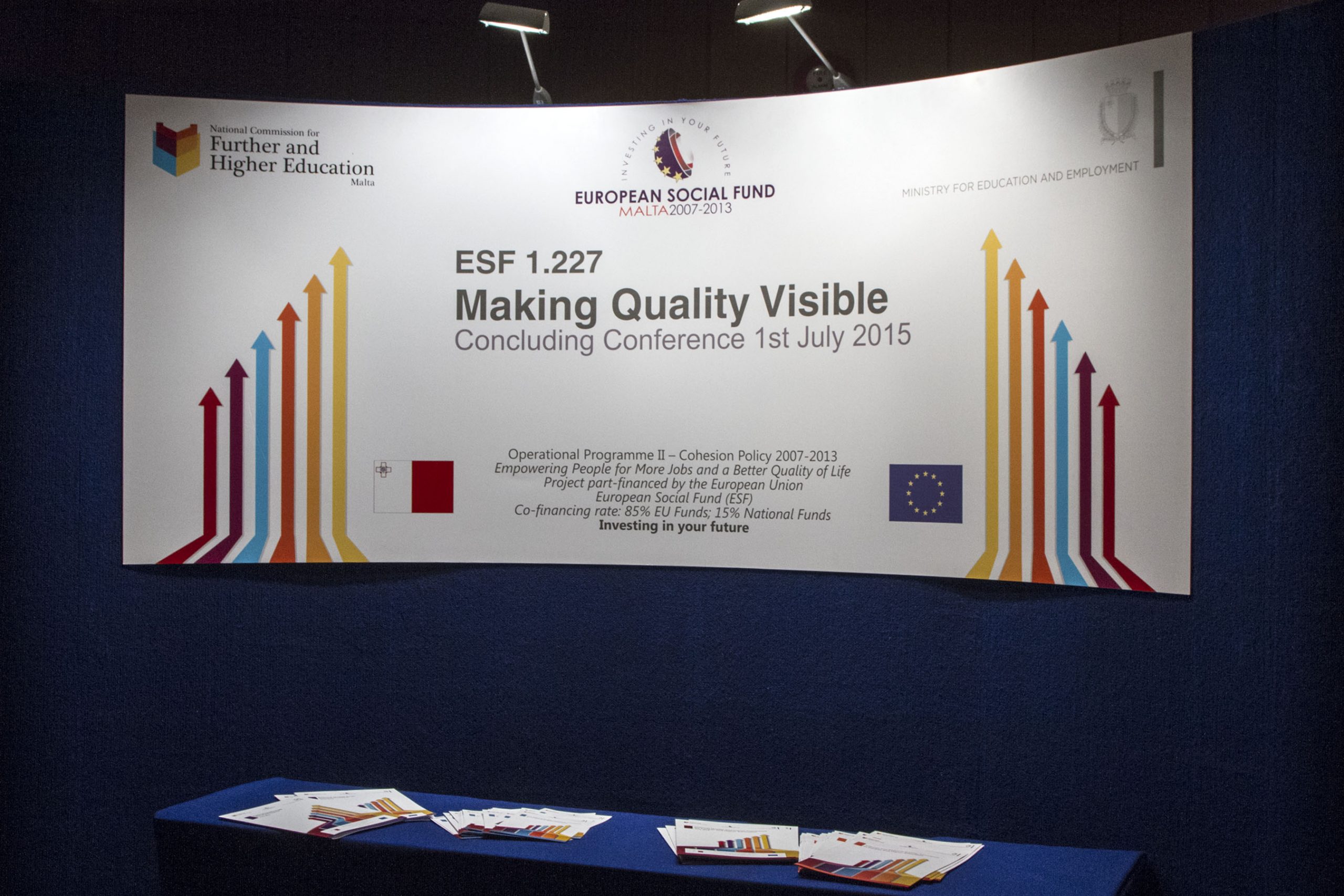 Concluding Conference Backdrop Photo