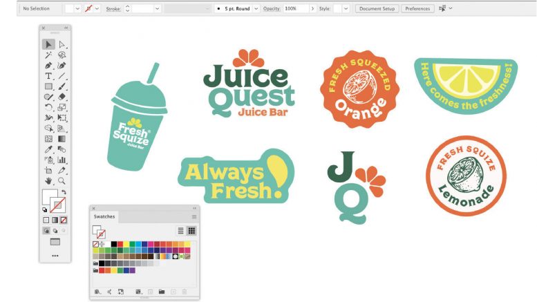designing a sticker sheet with multiple designs