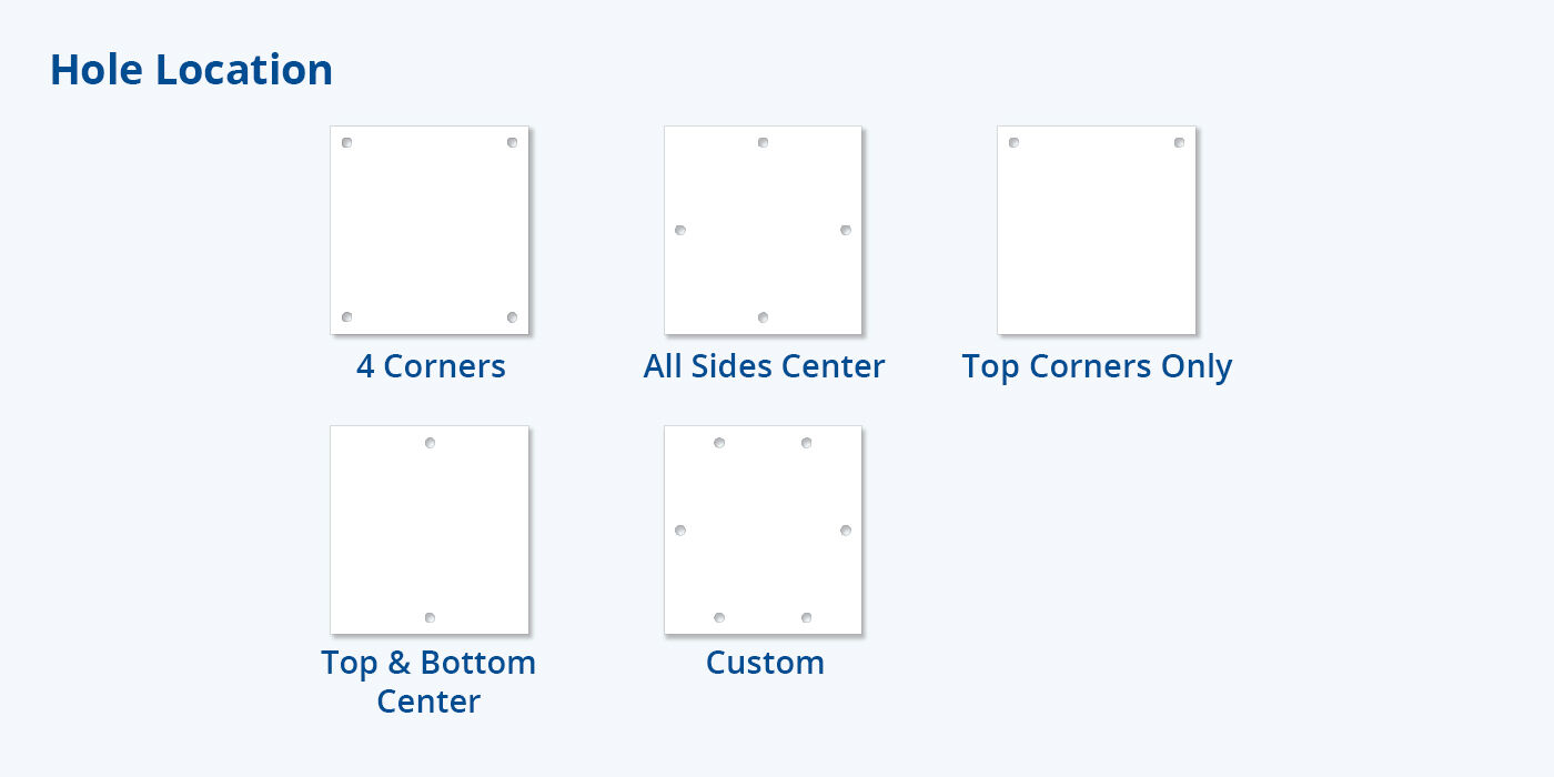 Wooden Signs Hole Location