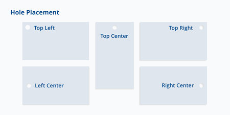 Hang Tags Hole Placement