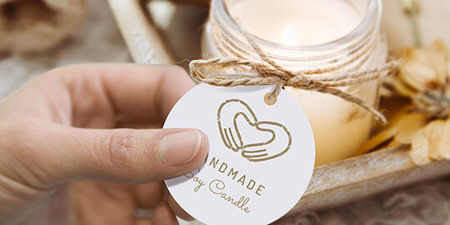 Jar Die Cut Hang Tags