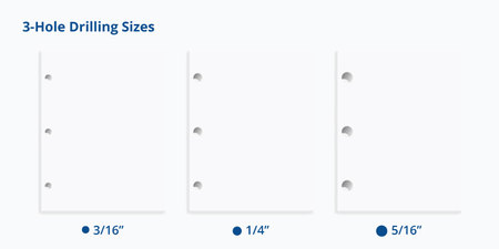 Magazines 3-Hole Drilling