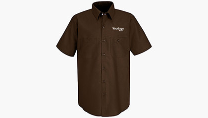 Men's Half Sleeve Red Kap Work Shirt