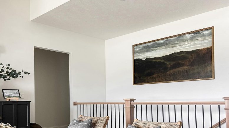 vintage look wall art sign-life on snowberry