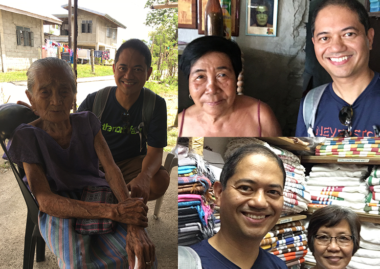 Jowie with Inabel weavers 