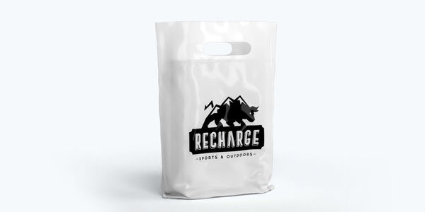 Die Cut Handle Plastic Bags