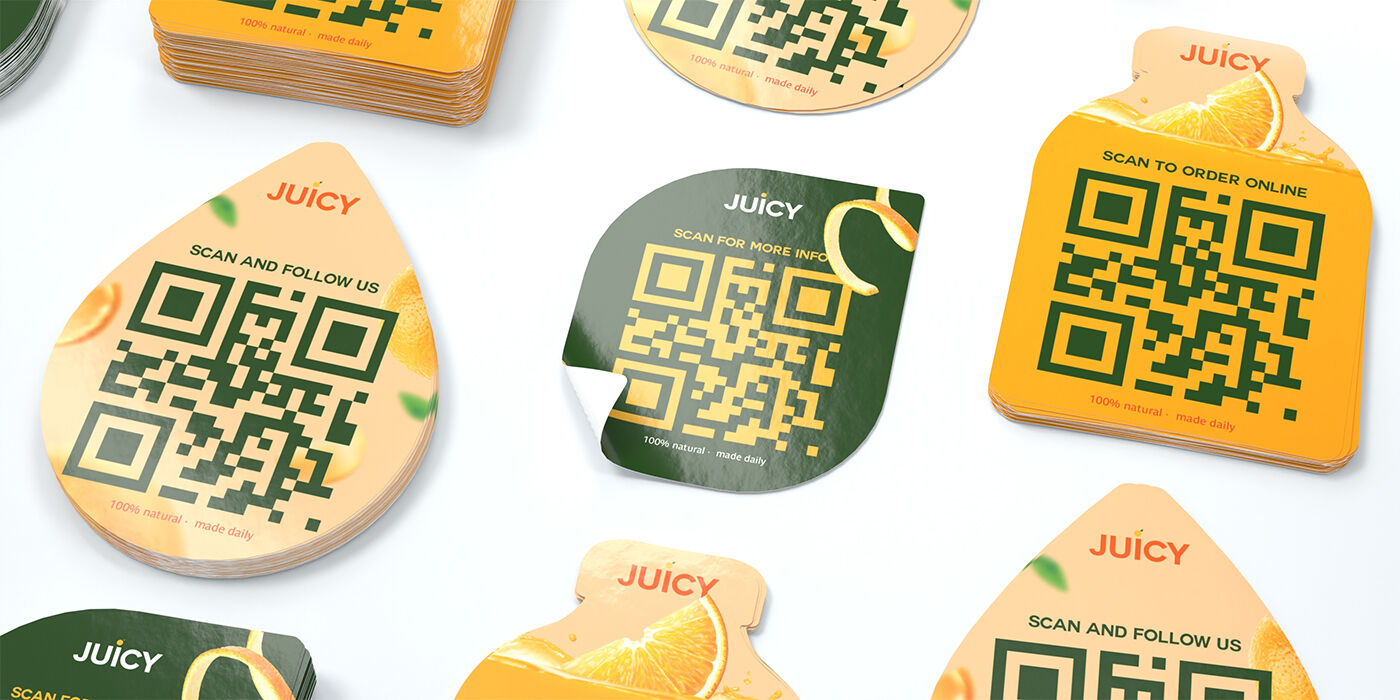 QR Code Stickers Gallery