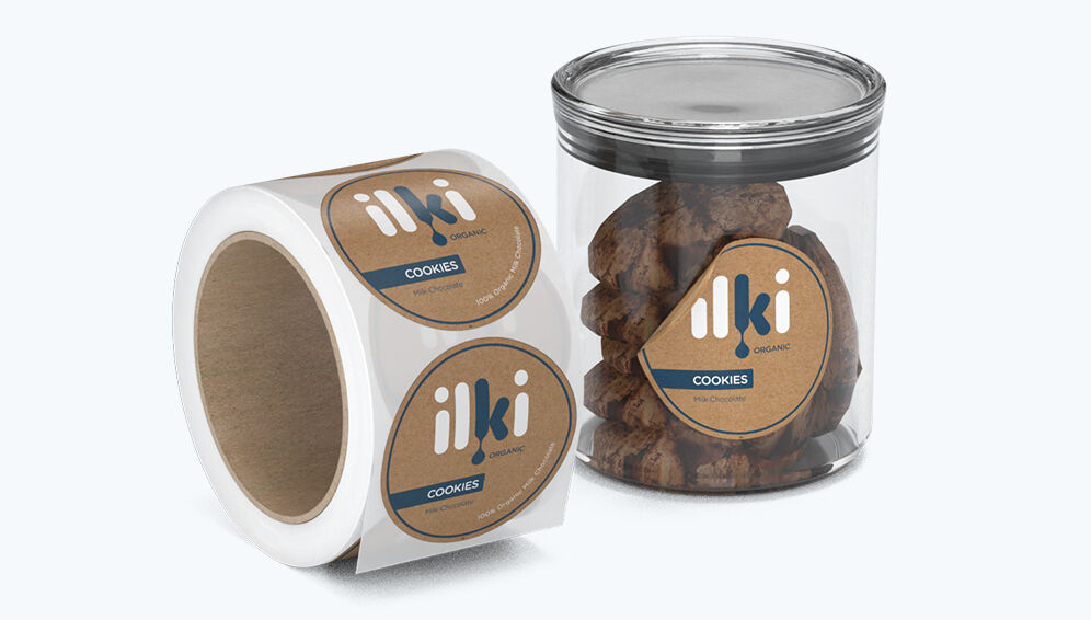 custom kraft stickers