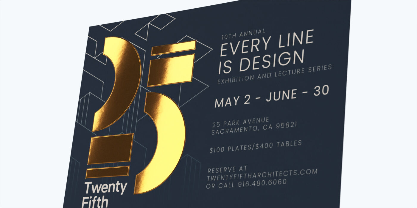 Raised Foil Postcards