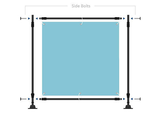 how to assemble backdrops