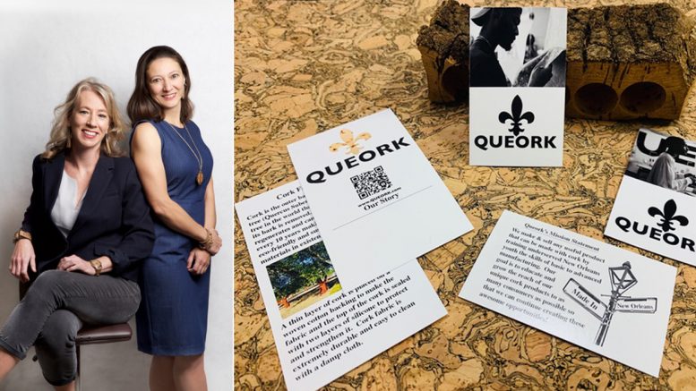 QUEORK founders, hang tags