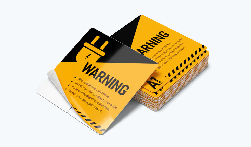 custom safety stickers