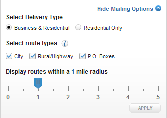 Mailing Options Mailing Options
